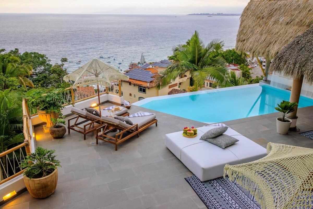 New - Amapas Luxury 5-Bedroom Villa Puerto Vallarta Exterior photo