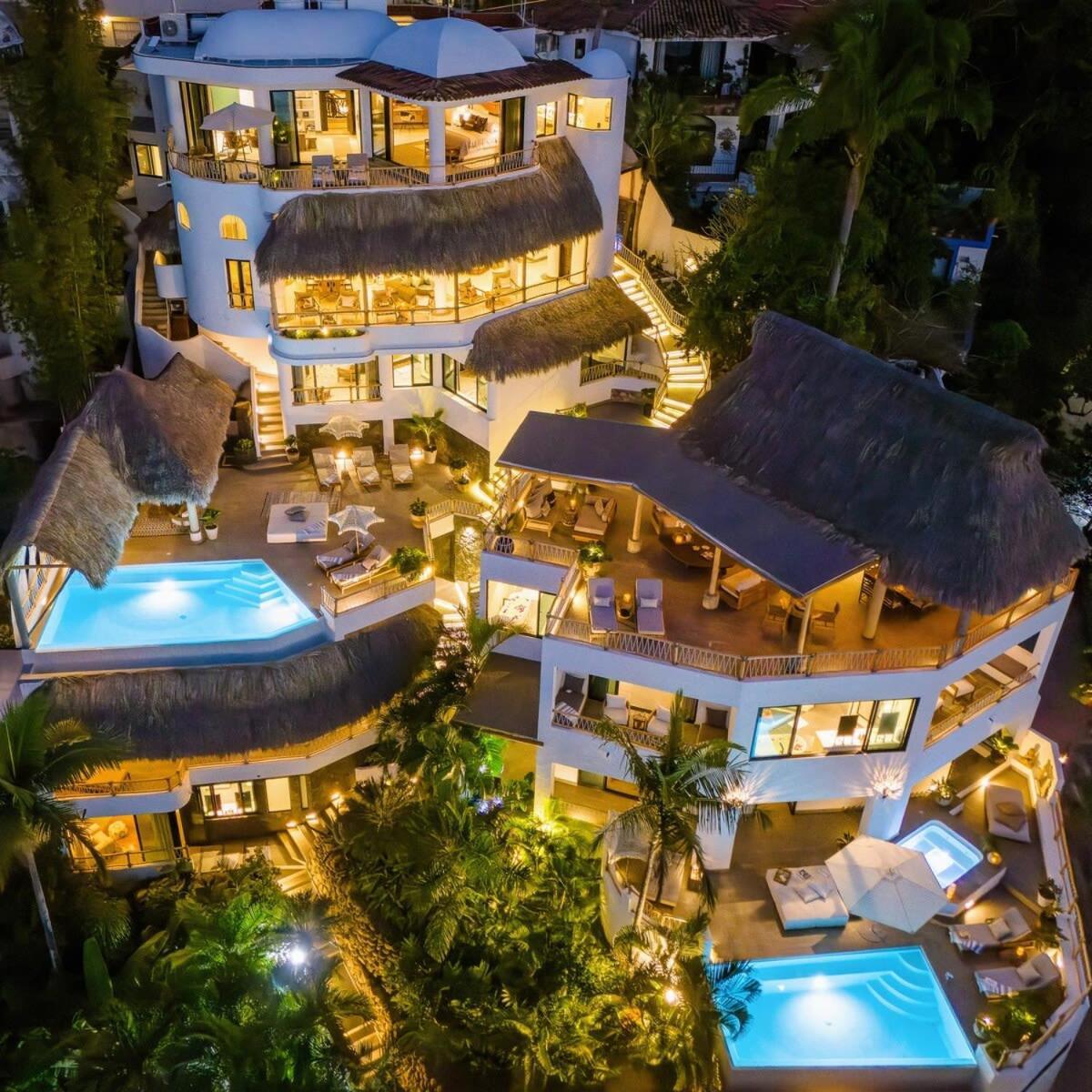 New - Amapas Luxury 5-Bedroom Villa Puerto Vallarta Exterior photo