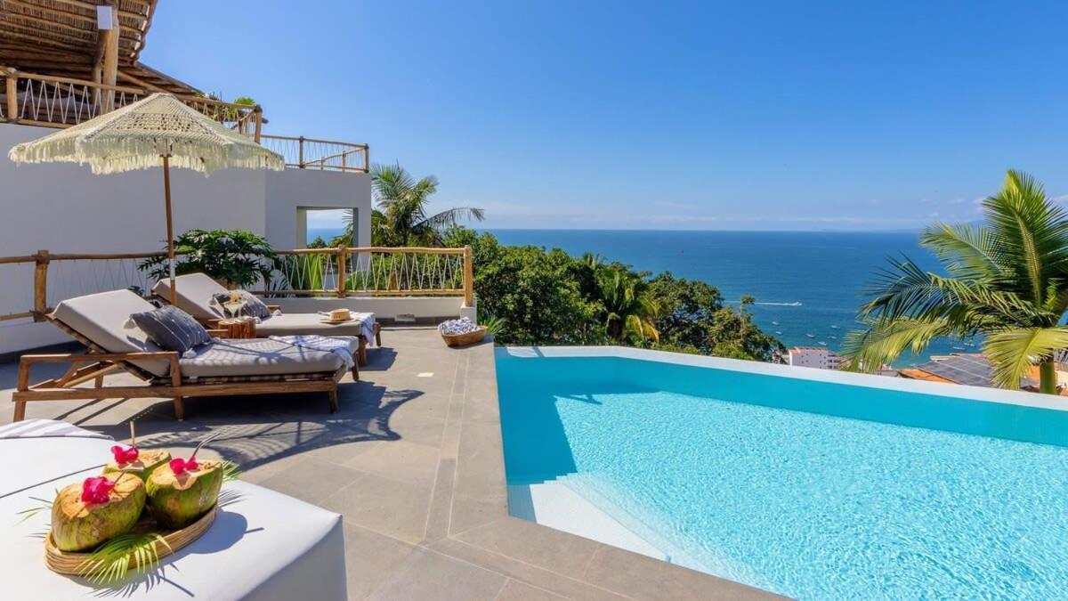 New - Amapas Luxury 5-Bedroom Villa Puerto Vallarta Exterior photo