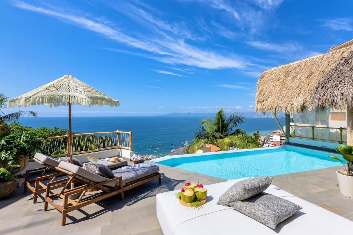 New - Amapas Luxury 5-Bedroom Villa Puerto Vallarta Exterior photo